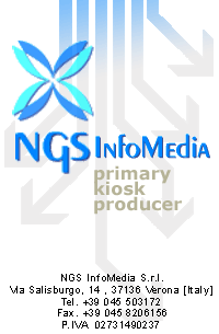 NGS Infomedia: Produzione Totem multimediali informativi